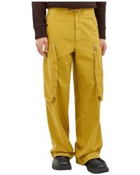 Dries Van Noten - Cargo-Hose Mit Kordelzug Und Reißverschlusstaschen - Lyst
