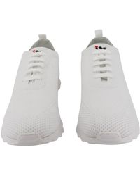 Kiton - Gewebte Fit Sneakers mit weißer Sohle - Lyst