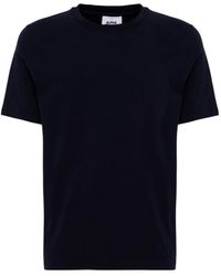 Alpha Studio - Tops ,Blauw ,Katoen Modern T-Shirt Met Korte Mouwen - Lyst