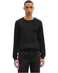 Paul Smith - Truien & Vesten ,Zwart ,Wol Trui Met Ronde Hals - Lyst