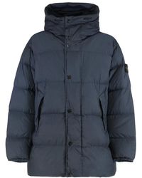 Stone Island - Parka Mit Kapuze Aus Nylon-Reps - Lyst
