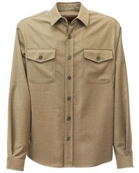 Cruna - Overhemden ,Wol Giacca Overshirt - Lyst