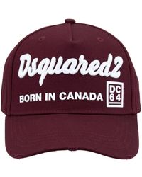 DSquared² - Geprägte baseballkappe mit fibbia-verschluss dsqua2 - Lyst