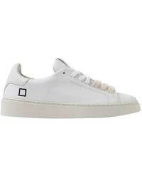 Date - Schoenen ,Wit ,Katoen Levante Calf - Lyst