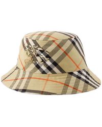Burberry - Check Bucket Hat - Lyst