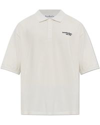 Acne Studios - Poloshirt Met Korte Mouwen - Lyst
