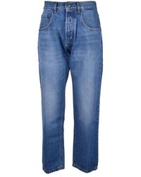 Don The Fuller - Jeans ,Blauw ,Katoen Katoenen Jeans Voor Mannen - Lyst