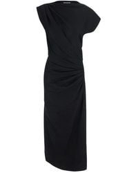 Isabel Marant - Kleedjes ,Zwart ,Wol Naerys Jurk - Lyst