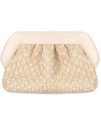 THEMOIRÈ - Bios Micro Gewebte Stroh Schalen Clutch - Lyst