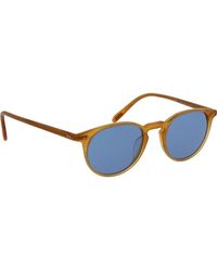 Oliver Peoples - Riley occhiali da sole con lenti uniformi - Lyst