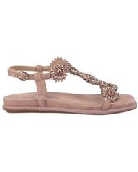 Alma En Pena. - Flache Sandale Mit Strass - Lyst