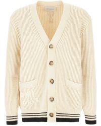 Ami Paris - Truien & Vesten ,Katoen Logo Knit Cardigan - Lyst