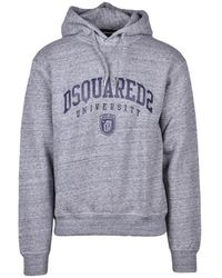 DSquared² - Felpa Con Cappuccio - Lyst