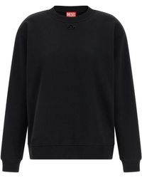 DIESEL - Hoodies & Sweatvesten ,Zwart ,Katoen F-Normy-Od Sweatshirt - Lyst