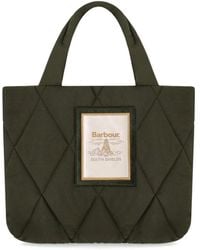 Barbour - Mariah Quilted Mini Tote Bag - Lyst