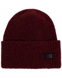 Canada Goose - Accessoires ,Rood ,Wol Alpaca Muts - Lyst