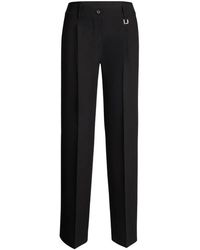 Joop! - Broeken ,Zwart ,Relaxed Pleated Broeken - Lyst
