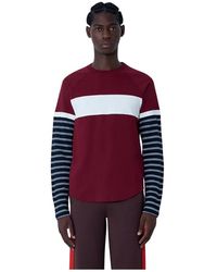 Wales Bonner - Tops ,Veelkleurig ,Logo Motif T-Shirt - Lyst