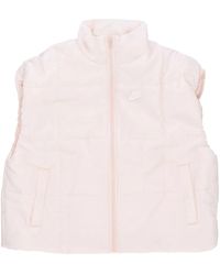 Nike - Mouwloos Donsjack Voor W Thermic Classic Vest Guava Ice/Wit - Lyst