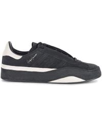 Y-3 - Wildleder Sneakers Mit Seitlichem Logo-Detail - Lyst