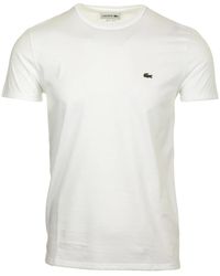 Lacoste - Weiße t-shirts und polos - Lyst