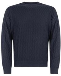 ARMANI EXCHANGE - Round-Neck Knitwear - Lyst