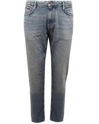Armani - Slim Fit Denim Hose - Lyst