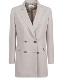 SAULINA - Anita Double-Breasted Blazer - Lyst