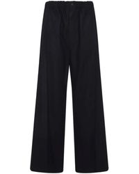 Carven - Broeken ,Blauw ,Wol Tr 309 Tailored Trouser - Lyst