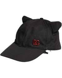 Dolce & Gabbana - Baumwoll Baseball Cap Mit Logo-Patch - Lyst