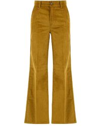 Attic And Barn - Broeken ,Geel ,Oker Broek Voor Stijlvolle Kleding - Lyst