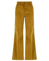 Attic And Barn - Broeken ,Geel ,Oker Broek Voor Stijlvolle Kleding - Lyst
