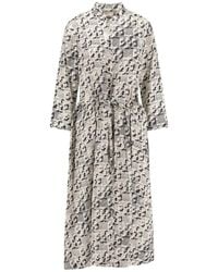 Tory Burch - Kleedjes ,Zwart ,Zwarte Zijden Jurk Met 3/4 Mouwen - Lyst