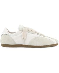 Represent - Schoenen ,Wit ,Leer Panelled Lace-Up Sneakers - Lyst