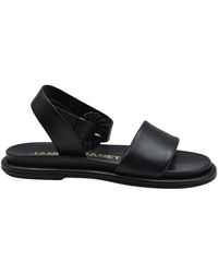 Janet & Janet - Flat Sandals - Lyst