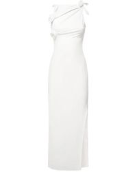 Coperni - Kleedjes ,Wit ,Leer Maxi Jurken - Lyst