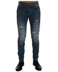 Frankie Morello - Slim Fit Jeans - Lyst
