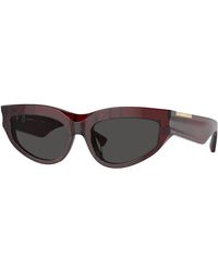Burberry - Stilvolle sonnenbrille in blauton,stylische sonnenbrille in schwarz - Lyst
