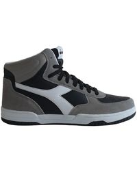 Diadora - Schoenen ,Veelkleurig ,Leer Raptor High Sl Synthetisch Leren Sneakers Zwart - Lyst