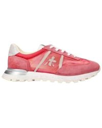 Premiata - Schoenen ,Roze ,Leer Klassieke Sneakers Met Logo Patch - Lyst