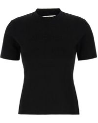 Max Mara - Tops ,Zwart ,Katoen Casual Katoenen T-Shirt Voor Vrouwen - Lyst