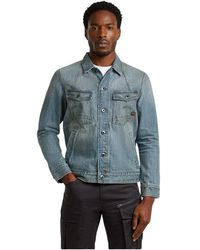 G-Star - Jassen ,Blauw ,Katoen A-Line Slim Jacket - Lyst