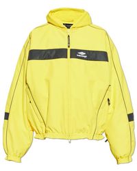 Balenciaga - Fitness ,Geel ,Leer 3B Sports Icon Ski Tracksuit Parka - Lyst