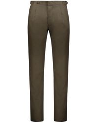 Moorer - Klassieke Wollen Mix Broek - Lyst