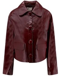 Self-Portrait - Leather Jackets - Lyst