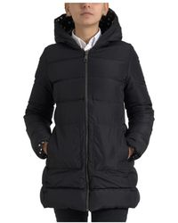 Dolce & Gabbana - Fitted Down Jacket With Hood And Polka Dot Print - Lyst