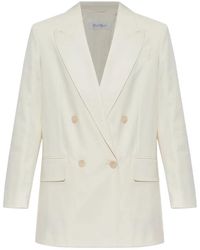 Max Mara - Jassen ,Wit ,Katoen Suez Jacket - Lyst
