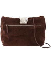 STAUD - Tassen ,Bruin ,Suède Cuff Clutch - Lyst