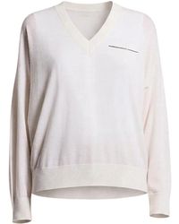 Peserico - V-Neck Knitwear - Lyst