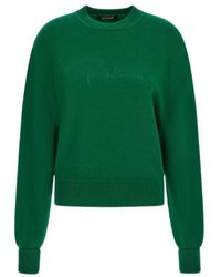 Roberto Cavalli - Grüner Strickpullover - Lyst